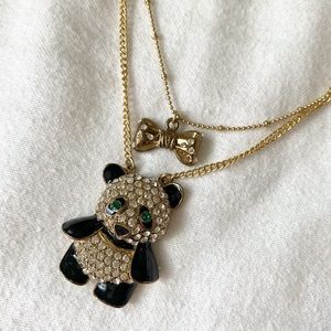 BETSEY JOHNSON 🐼 Zoo Collection Panda Necklace